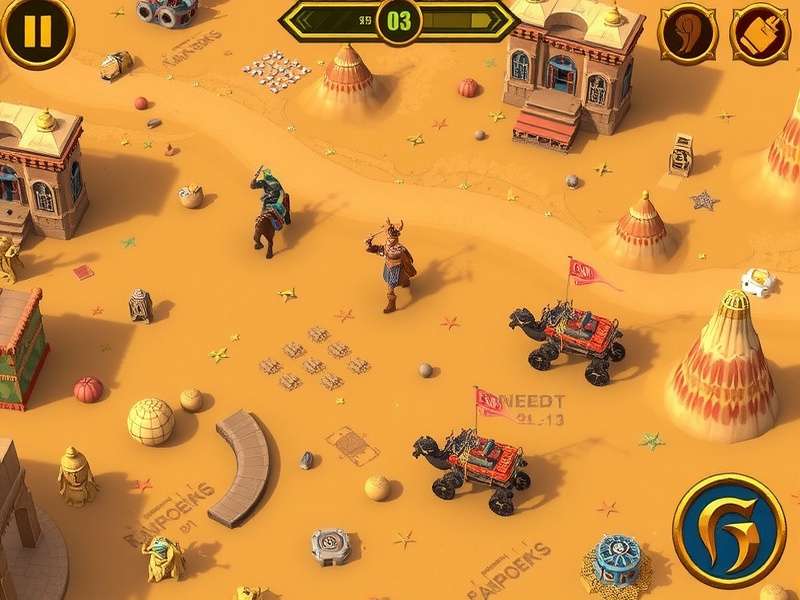 Desert Warlords Gameplay Screenshot